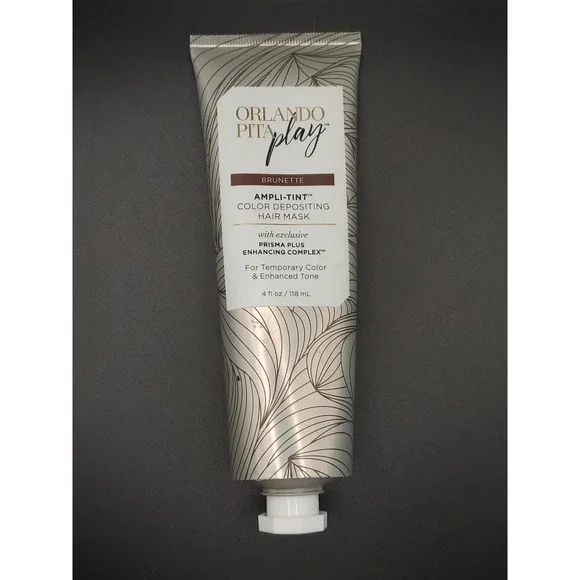Orlando Pita Play‎ Brunette Ampli-Tint Color Depositing Hair Mask 4 Fl Oz