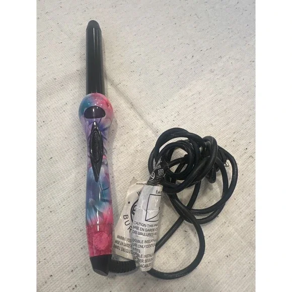 Eva NYC Floral Ceramic Curling Wand Hair Stylist healthy Tool 1