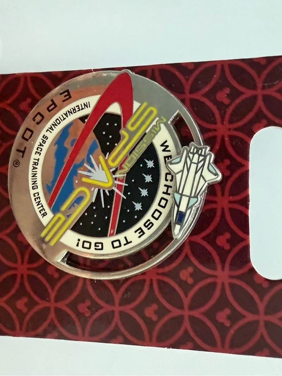 Disney Mission Space Training Center 'We Choose to Go!' Slider pin