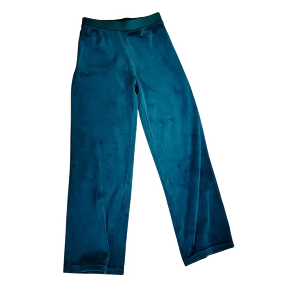 Love 83 Forest Green Velour Pants Size L