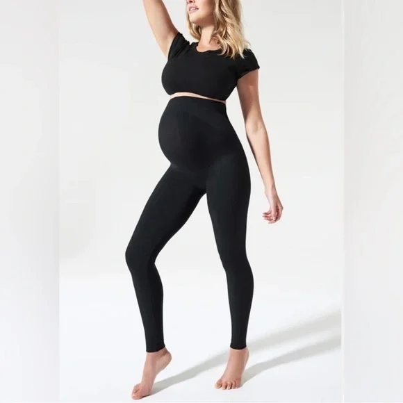 Blanqi Everyday Maternity Leggings Black Size Medium