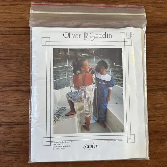 Oliver Goodin Sayler Pattern Sz 5-6 Uncut