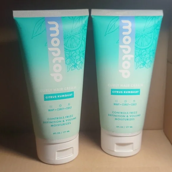 Lot of 2 MopTop Curly Hair Cream each size 6 oz