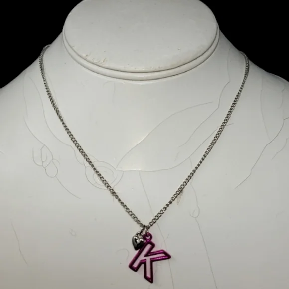 GIRLS MONOGRAM HOT PINK LETTER 