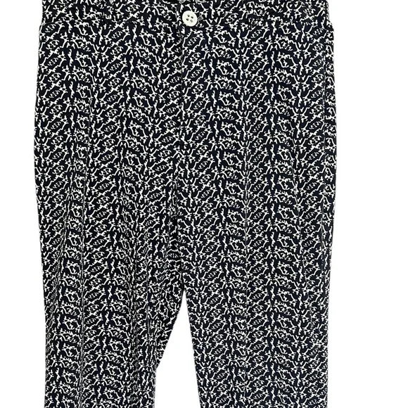 Windridge Cheryl Nash Black and White Patterned Capris