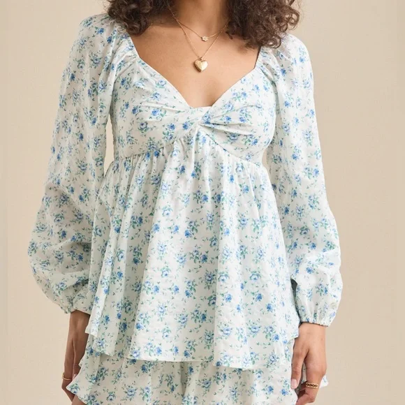 Altar’d State Cece Floral Romper - NWOT