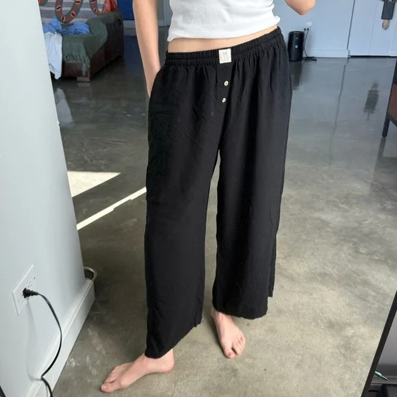 Country Textile Black Culottes