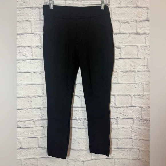 Spanx Perfectly Black Pant-Back Seam Skinny Pant, Med