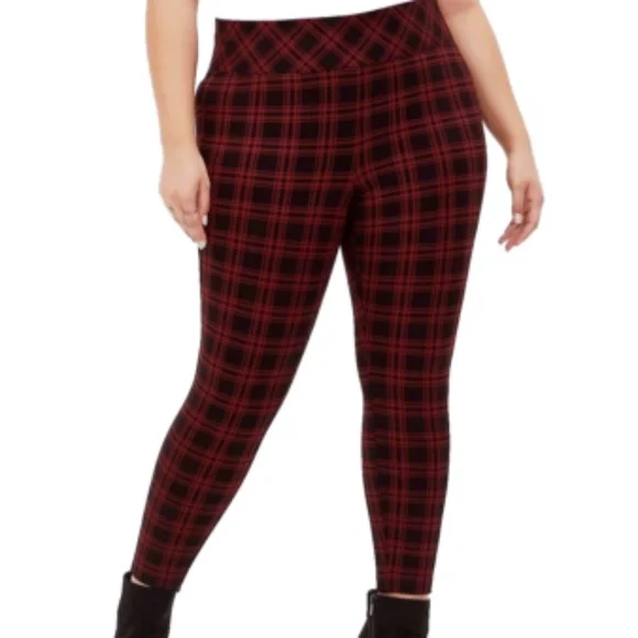 Torrid Plaid  Slim Fix Pixie Pant Size 1X