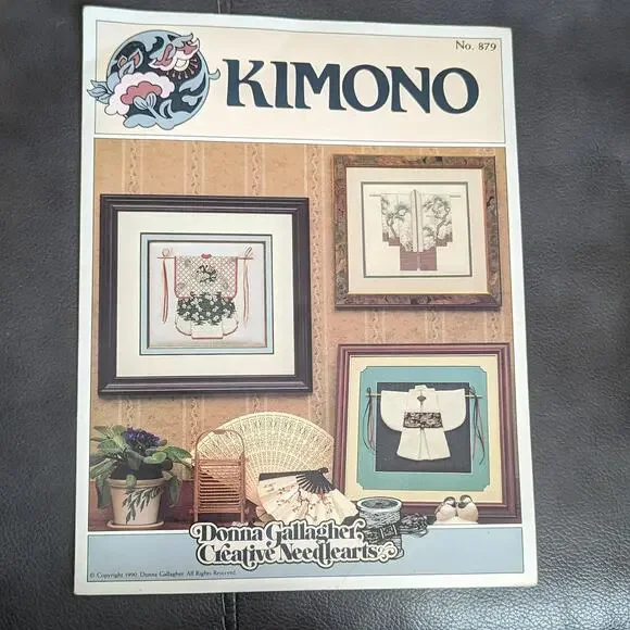 Kimono Cross Stitch Pattern Donna Gallagher 1990
