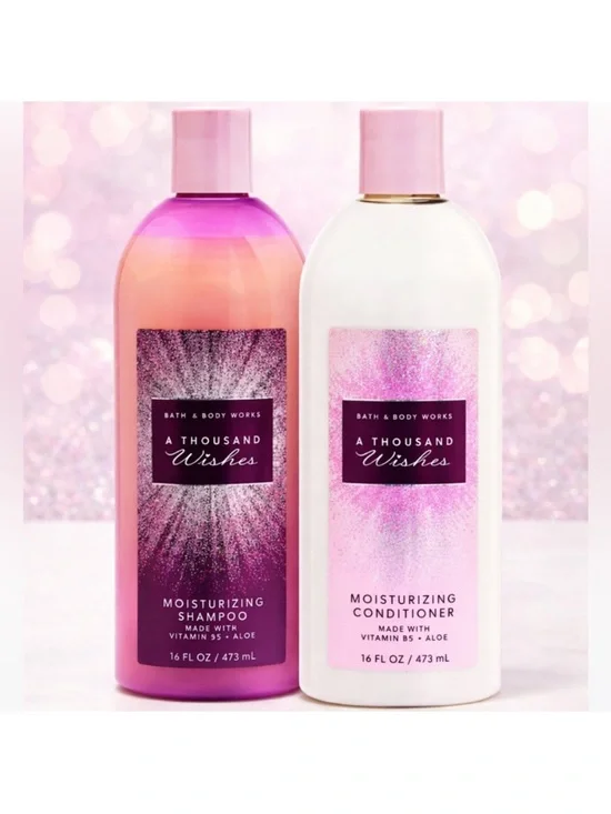 Bath and Body Works A Thousand Wishes Shampoo, and Conditioner