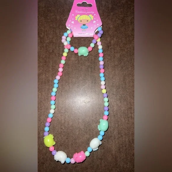 Children’s Necklace and Bracelet Set