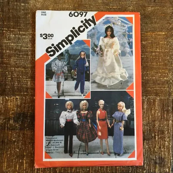 Simplicity Sewing Pattern 6097 11.5