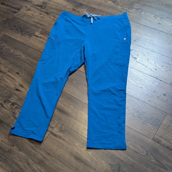 NWT Figs Women's Yola Skinny Blue Scrubs 2XL  Technical‎ Collection