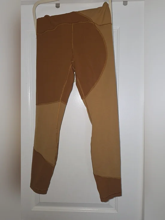 Lululemon Align High Rise Leggings Brown Colorblock Size 6
