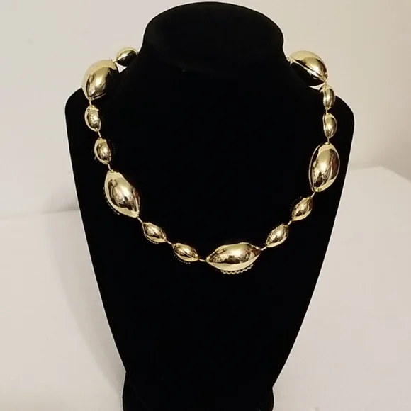 Gold Novelty Football Necklace