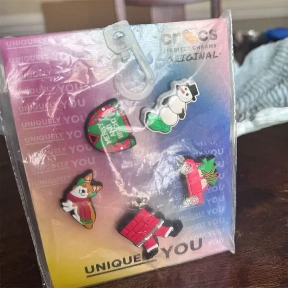 Crocs‎ Jibbitz Christmas Mix 5 Pack Holiday Shoe Charms Unisex