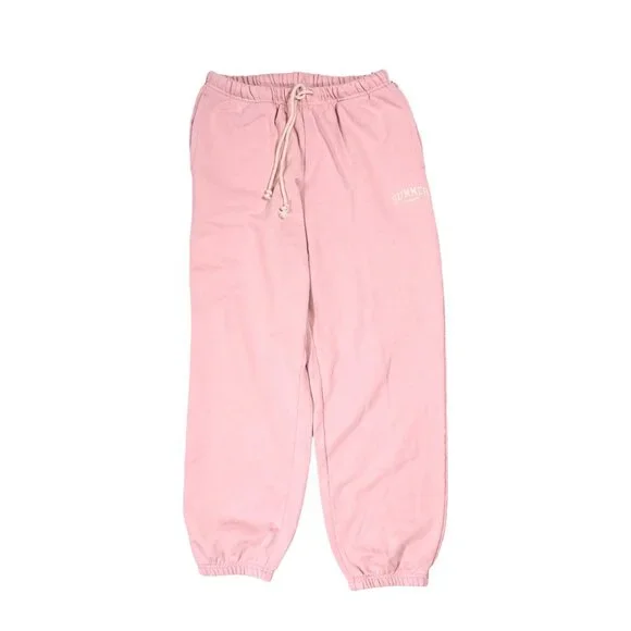Gap × Summer Fridays Heavyweight Relaxed Logo Joggers in Pure Pink