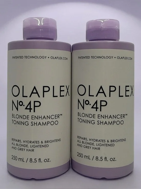 Olaplex No.4P Blonde Enhancer Purple‎ Shampoo 8.5oz Toning Repair 2 Pack