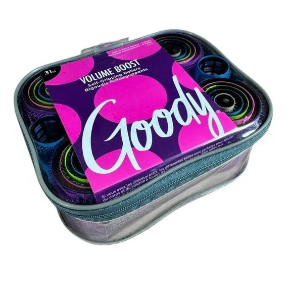 NEW Goody Volume Boost Self-Gripping Hair Rollers‎ 31 Ct Strong Hold Gentle