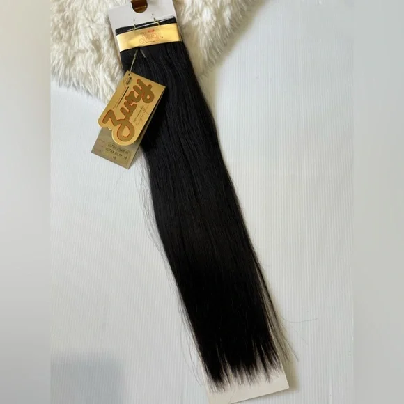 Ultra Silky 100% Human hair 1# Black Straight  Hair Extensions wefts