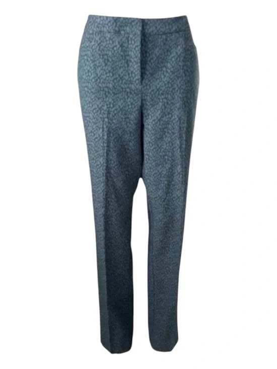 INC INTERNATIONAL CONCEPTS Spotted Jacquar Straight Leg Trousers, Size 6.