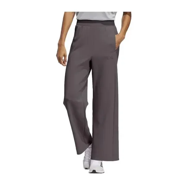 Adidas Women’s Active Wide Leg Pants Grey Strata Size Medium NWT