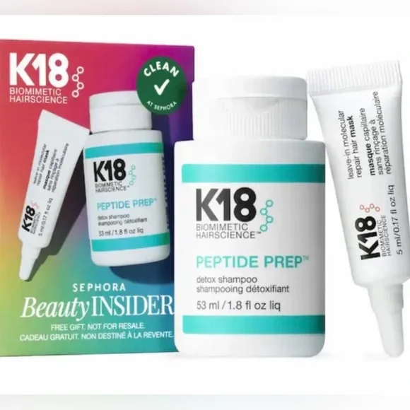 K18 Biomimetic Hair Science Sephora Beauty Insider  Gift Peptide Prep & Mask NIB