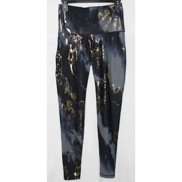 Old Navy Extra High-Rise Powersoft Go Dry Leggings in Marble Pattern, Size M
