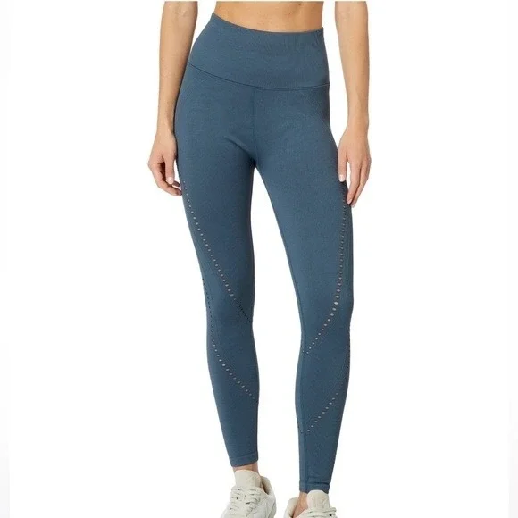Spiritual Gangster Thea 7/8 Seamless Leggings Blue High Waist M/L SP33677024