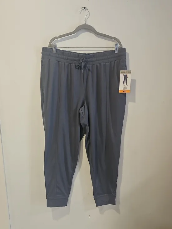 Grey Drawstring Jogger Pants