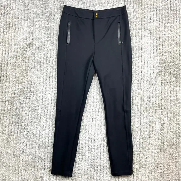 Anthropologie The Essential Slim Women’s Size 4 Black Pants Businesscore Classic