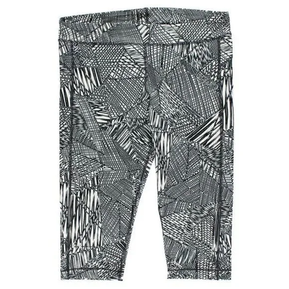 🌺3 FOR $20🌺 - Under Armour Heatgear Black White Crop compression Leggings