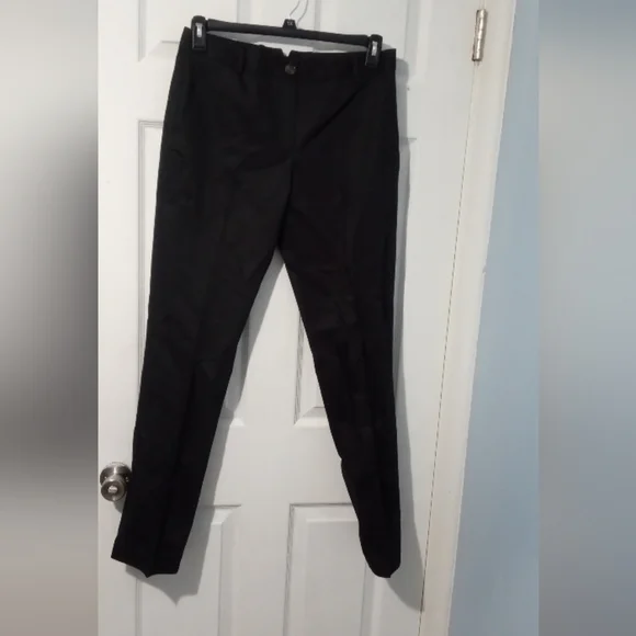 Lacoste Black Straight Leg Pants