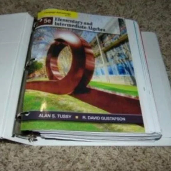 College Algebra 5e Alan S Tussy R. David Gustafson School Book Binder
