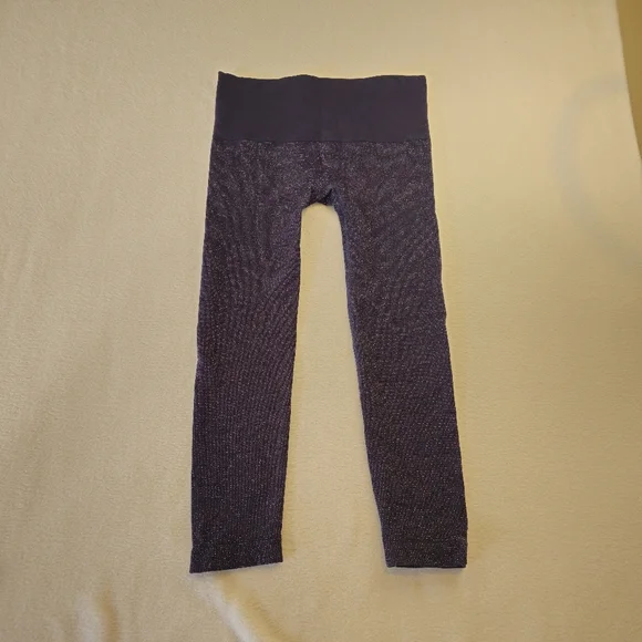 Chico's  ZENERGY Sparkle Navy Leggings SIZE 2
