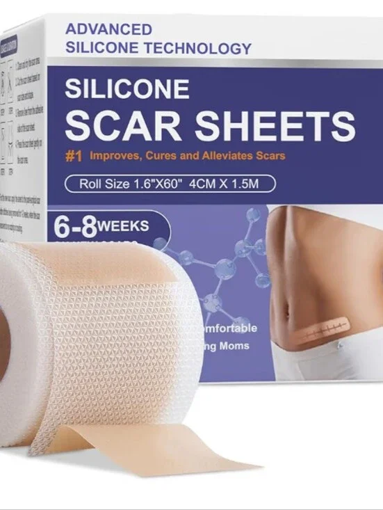 Silicone Scar Sheets, Advanced Medical Silicone Scar Tape(1.6