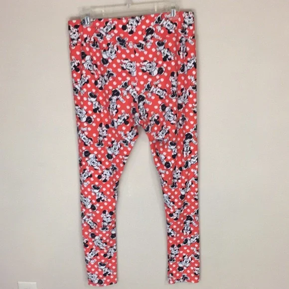 LuLaRoe Tall and Curvy Disney  Minnie Mouse Leggings NWT 12-18