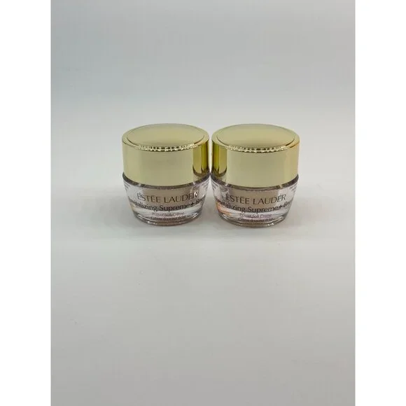2 Estee Lauder Revitalizing Supreme and Bright Power Soft Creme .17 oz
