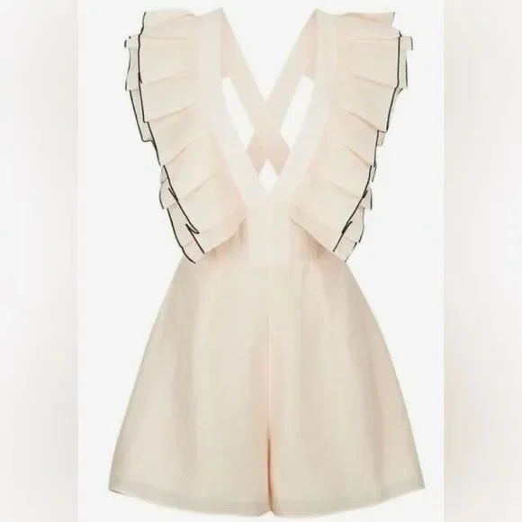 Keepsake ruffled romper, M
