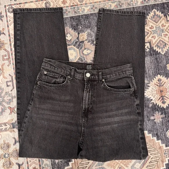 BDG Urban Outfitters Black Denim Stretch Cowboy Jeans Size 29