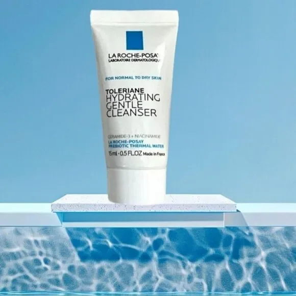 La Roche-Posay Toleriane Hydrating Gentle Cleanser Mini Travel Try It Size Lady