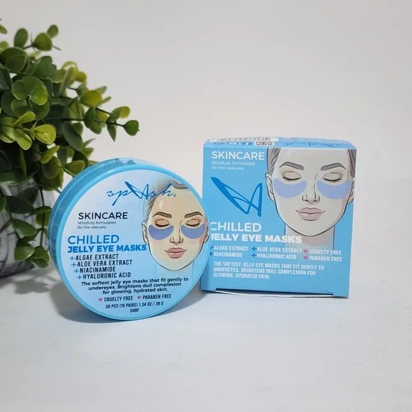 LA Splash Cosmetics Chilled Jelly Eye Masks Aloe Vera Hyaluronic 30 Pcs/15pairs