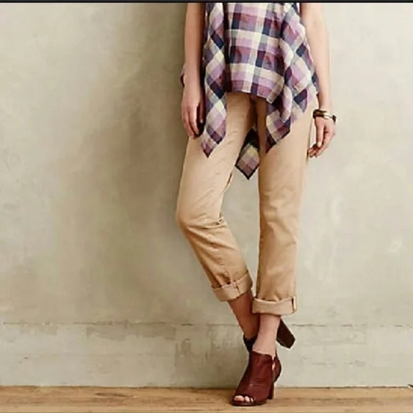 Anthro Pilcro and the Letterpress Hyphen Khaki Pants Y17