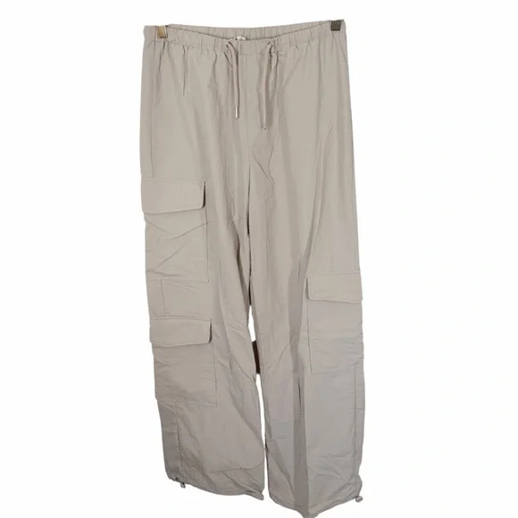 Pacsun LA Hearts Wide Leg Nylon Cargo Pants Small