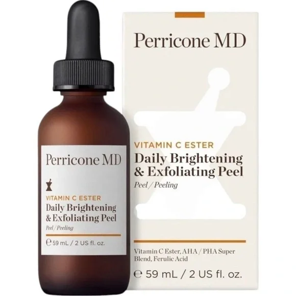PERRICONE MD Vitamin C Ester Daily Brightening Exfoliating Peel NWT 2 oz