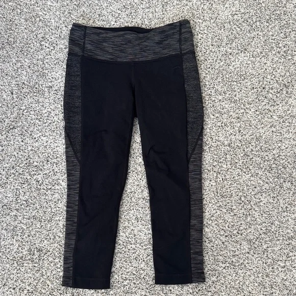 Athleta Black and Gray Athletic Leggings