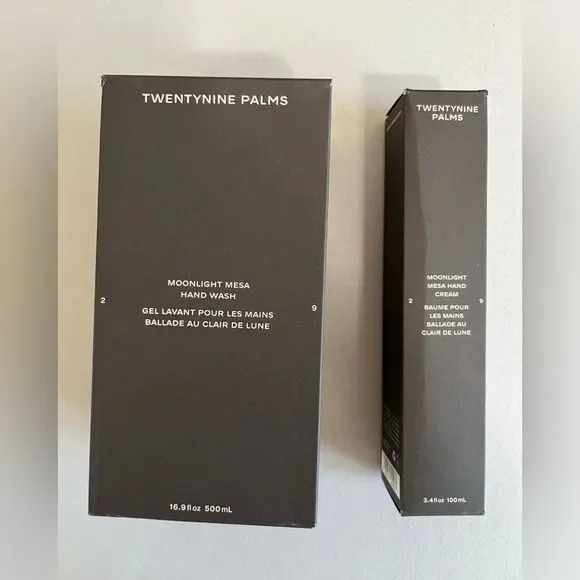 New Bundle TWENTYNINE PALMS Hand wash and Hand Cream