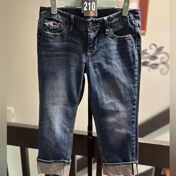 Banana Republic Dark Blue Denim Jean Capri’s #DO210