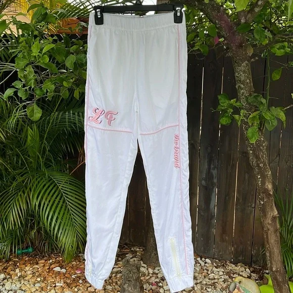LF THE BRAND White Track Pants size small